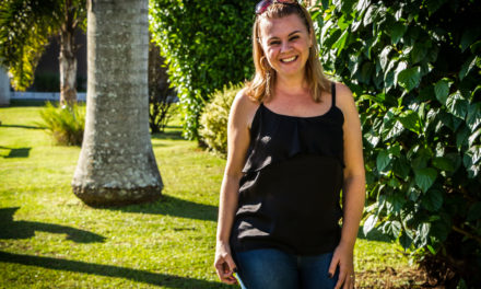 Lisiany cuida da família