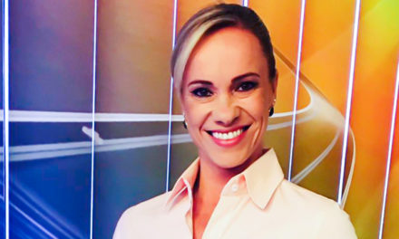 Rafaela apresenta programa de TV